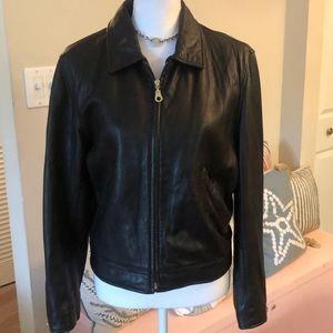 Genuine Lambskin Leather Moto Jacket